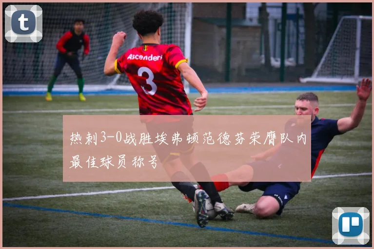 热刺3-0战胜埃弗顿范德芬荣膺队内最佳球员称号
